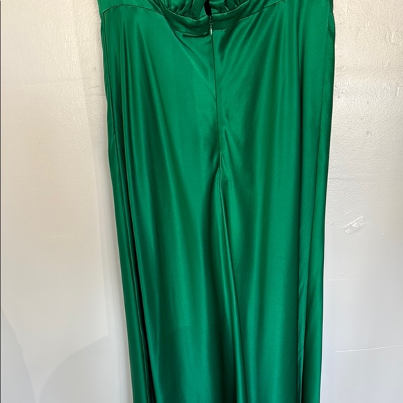 NWT- Silk Saloni The Fleur Dress in Green, Sz 10 - Picture 10 of 17